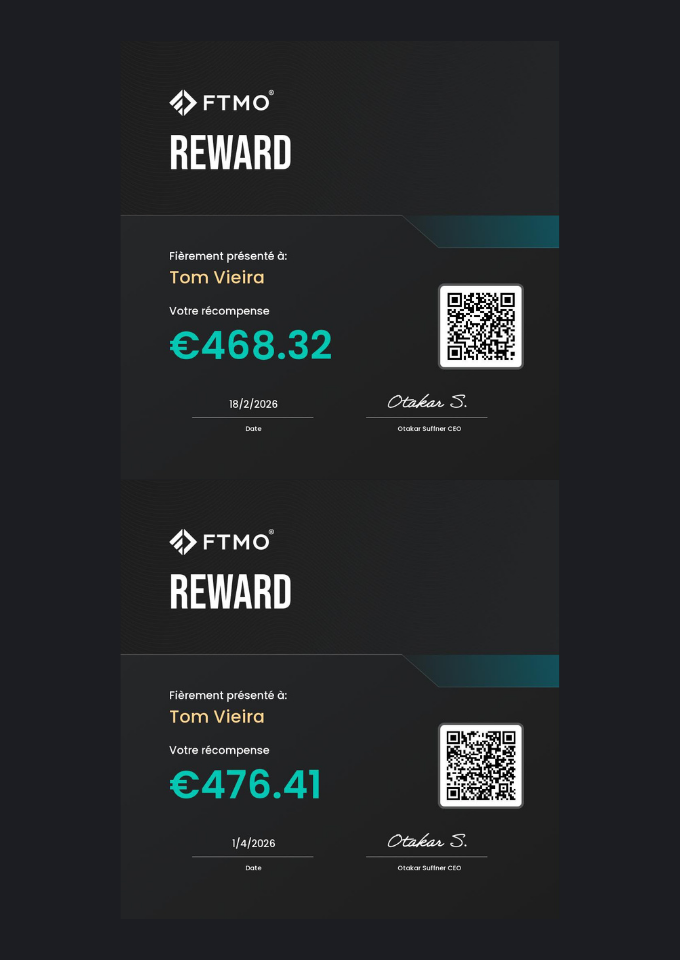 Preuve de payout d'un membre Algora Finance 10