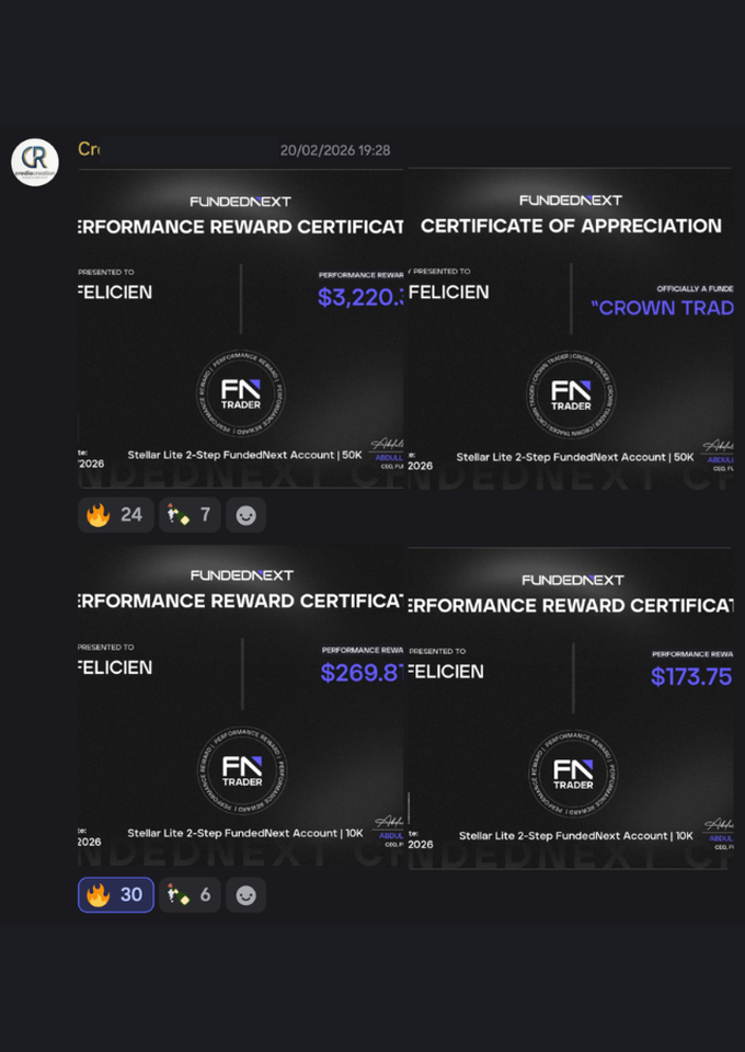 Preuve de payout FTMO de Félicien 1