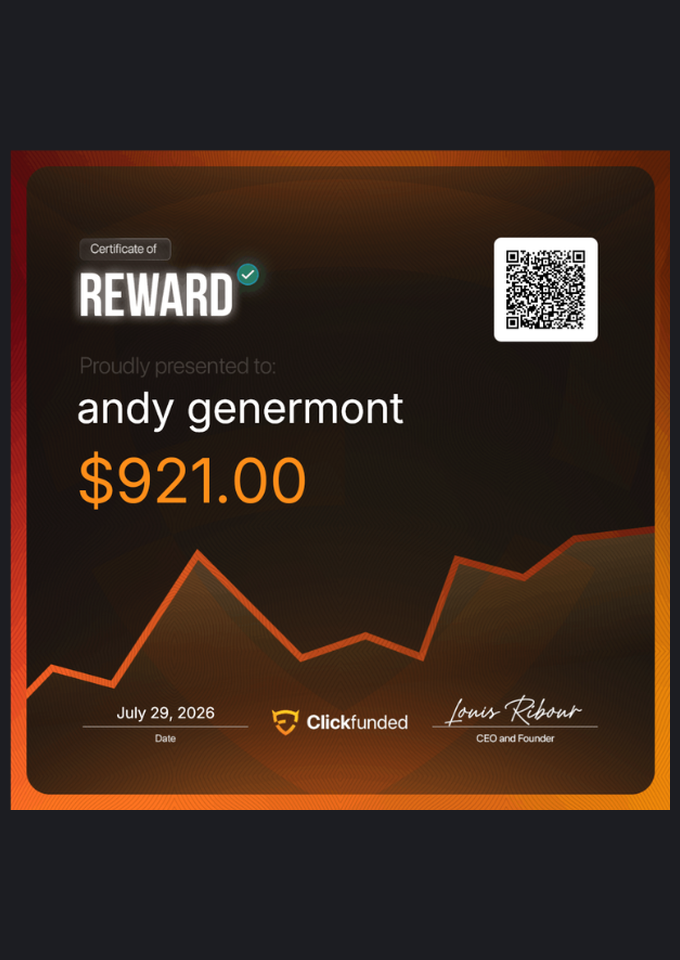 Preuve de payout FTMO de Andy 5